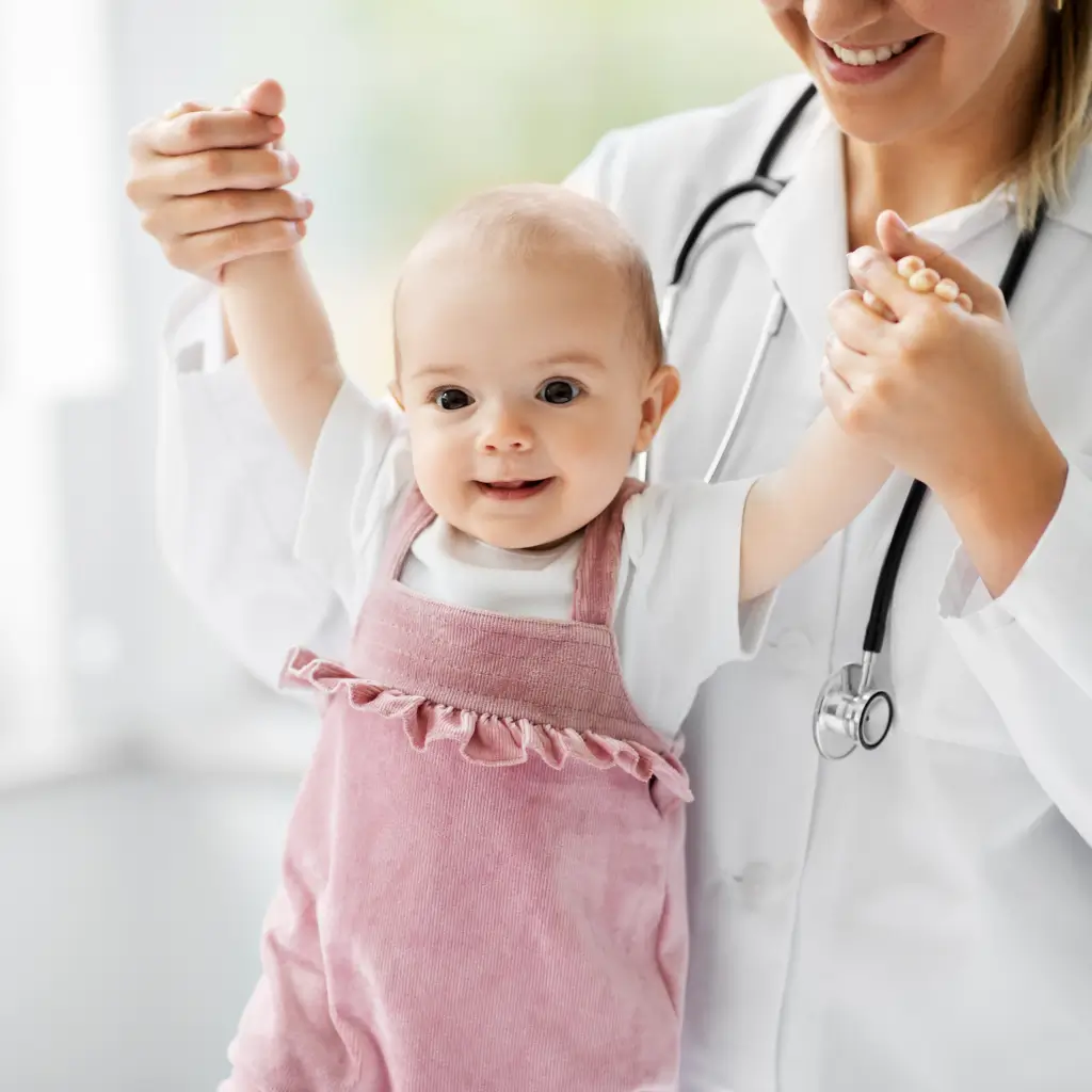 UK doctor from Wilmer Health assessing application for a baby's Spanish Visa Medical Certificate