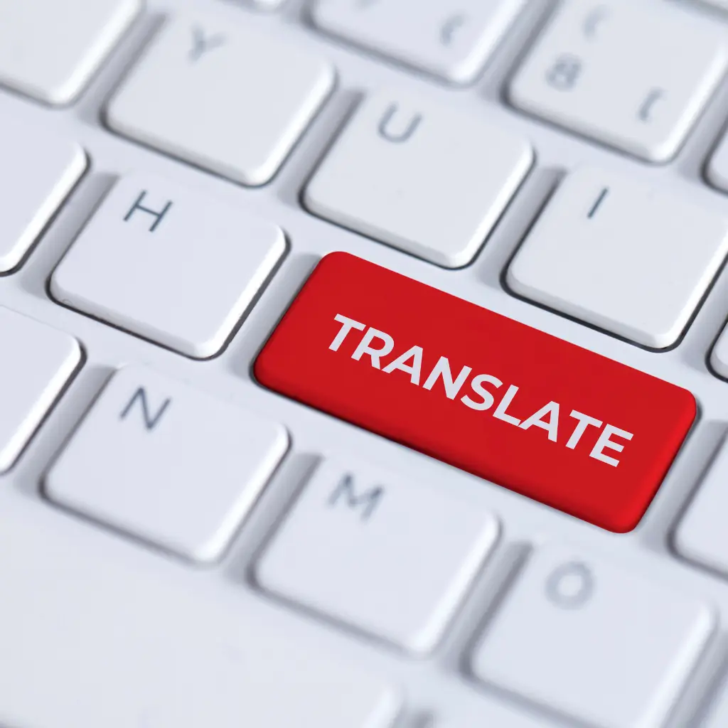 Person translating their spanish visa medical certificate online in the uk using wilmer health.